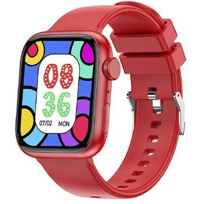 TelForceOne S.A. Smartwatch Forever IGO Watch 3 JW-500 BTv5.0 1,83' IP67 Tryby Sportowe Czerwony TelForceOne S.A. Smartwatch Forever IGO Watch 3 JW-500 BTv5.0 1,83' IP67 Tryby Sportowe Czerwony