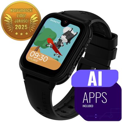 Smartwatch Garett Kids Vibe AI 4G czarny Smartwatch Garett Kids Vibe AI 4G czarny