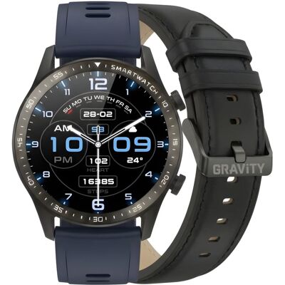 G. Rossi Smartwatch Gravity Czarny 2 Paski GT10-5 G. Rossi Smartwatch Gravity Czarny 2 Paski GT10-5