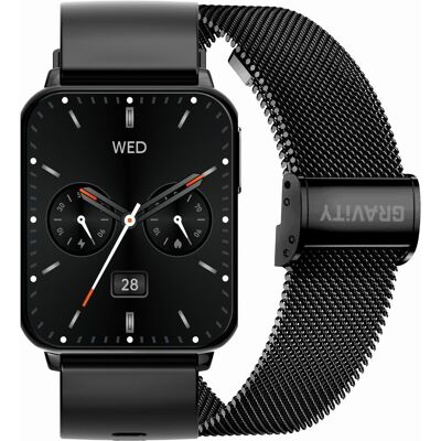 Smartwatch Gravity Czarny 2 Paski GT17-7 Smartwatch Gravity Czarny 2 Paski GT17-7