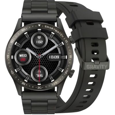G. Rossi Smartwatch Gravity Czarny Bransoleta i Pasek GT10-1 G. Rossi Smartwatch Gravity Czarny Bransoleta i Pasek GT10-1