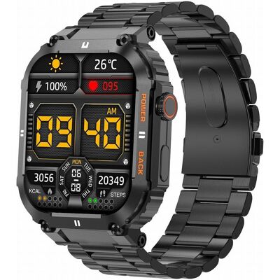 Gravity - GT6-2 - 42mm - czarna bransoleta - Smartwatch Gravity - GT6-2 - 42mm - czarna bransoleta - Smartwatch