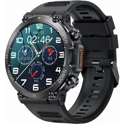 Gravity MÄNNLICH - GT7-1 PRO - Czarny - 47 mm - Smartwatch Gravity MÄNNLICH - GT7-1 PRO - Czarny - 47 mm - Smartwatch