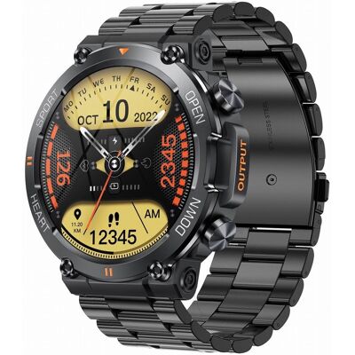 Gravity MÄNNLICH GT7-2 PRO - Czarny - 47mm - Smartwatch Gravity MÄNNLICH GT7-2 PRO - Czarny - 47mm - Smartwatch