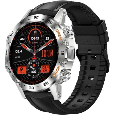 GRAVITY - GT9-6 - Srebrny - Czarny - Smartwatch GRAVITY - GT9-6 - Srebrny - Czarny - Smartwatch