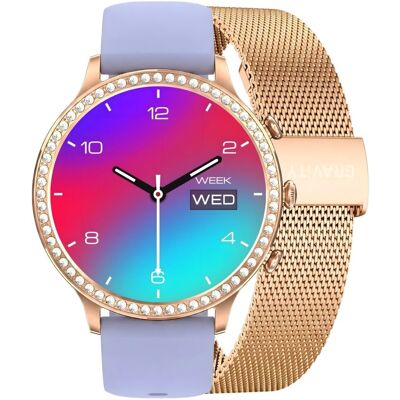 G. Rossi Smartwatch Gravity Różowe Złoto Pasek i Bransoleta GT5-7 G. Rossi Smartwatch Gravity Różowe Złoto Pasek i Bransoleta GT5-7