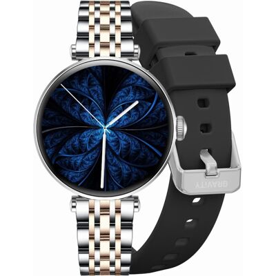 G. Rossi Smartwatch Gravity Srebrno Różowe Złoto Czarny 2 Paski GT26-5 G. Rossi Smartwatch Gravity Srebrno Różowe Złoto Czarny 2 Paski GT26-5