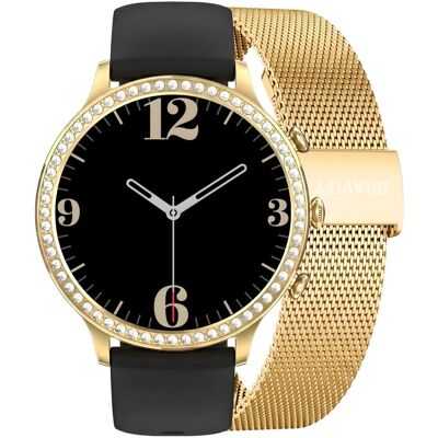 G. Rossi Smartwatch Gravity Złoty Pasek i Bransoleta GT5-1 G. Rossi Smartwatch Gravity Złoty Pasek i Bransoleta GT5-1