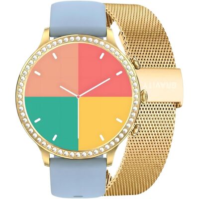 G. Rossi Smartwatch Gravity Złoty Pasek i Bransoleta GT5-4 G. Rossi Smartwatch Gravity Złoty Pasek i Bransoleta GT5-4