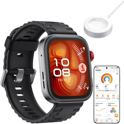 SMARTWATCH HUAWEI WATCH FIT 4 PRO CZARNY EKG SZKŁO SZAFIROWE ROZMOWY BT GPS SMARTWATCH HUAWEI WATCH FIT 4 PRO CZARNY EKG SZKŁO SZAFIROWE ROZMOWY BT GPS