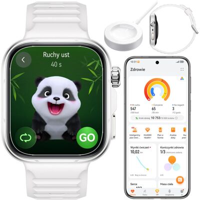Smartwatch HUAWEI WATCH Fit 5 PRO sportowy biały analiza snu AMOLED NFC Smartwatch HUAWEI WATCH Fit 5 PRO sportowy biały analiza snu AMOLED NFC