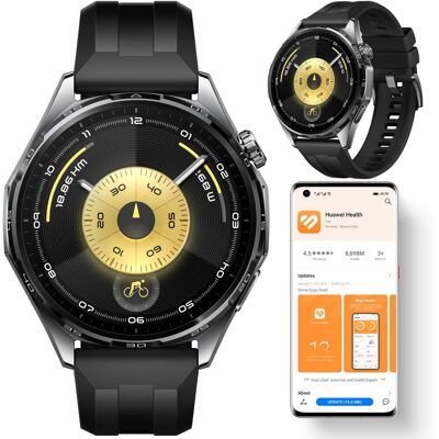 Smartwatch Huawei Watch GT 6 46mm Active GPS Analiz Snu SpO2 NFC Czarny Smartwatch Huawei Watch GT 6 46mm Active GPS Analiz Snu SpO2 NFC Czarny