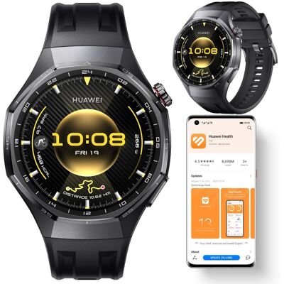 Smartwatch Huawei Watch GT 6 Pro 46mm Safari szafirowe szkło NFC czarny Smartwatch Huawei Watch GT 6 Pro 46mm Safari szafirowe szkło NFC czarny
