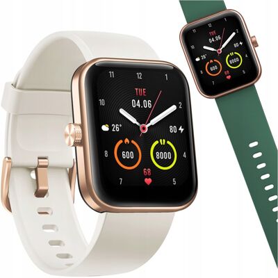 Smartwatch Maimo Watch Rose Gold - White/Green Str Smartwatch Maimo Watch Rose Gold - White/Green Str