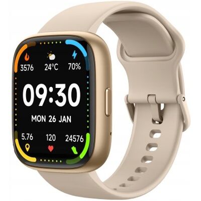 EcoWatch EW06 Złoty Smartwatch - Smartwatch EcoWatch EW06 Złoty Smartwatch - Smartwatch