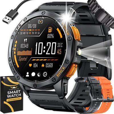Angelo Watches Smartwatch Męski Angelo AWK-67 GPS AMOLED Rozmowy IP68 + Dodatkowy Pasek i Bransoleta Angelo Watches Smartwatch Męski Angelo AWK-67 GPS AMOLED Rozmowy IP68 + Dodatkowy Pasek i Bransoleta