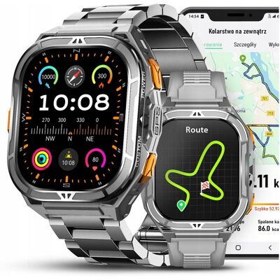 JG-SMART SMARTWATCH MĘSKI GPS ZEGAREK MENU POLSKIE ROZMOWY ZDROWIE SMART WATCH SPORT JG-SMART SMARTWATCH MĘSKI GPS ZEGAREK MENU POLSKIE ROZMOWY ZDROWIE SMART WATCH SPORT