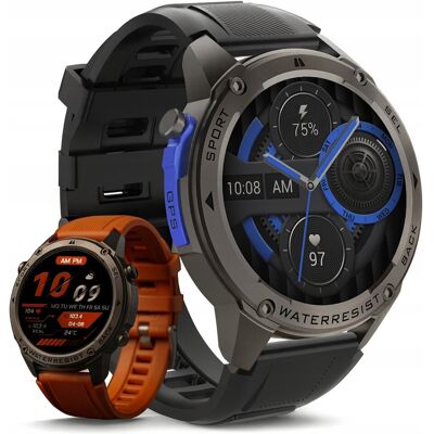 ELONIX Smartwatch Męski Wodoodporny Rozmowy Menu Pl Sport Gps Smart Watch Dm 5atm ELONIX Smartwatch Męski Wodoodporny Rozmowy Menu Pl Sport Gps Smart Watch Dm 5atm