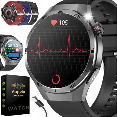 Angelo Watches SMARTWATCH MĘSKI Z EKG GLUKOZA GLIKEMIA SKŁAD KRWI PPG ROZMOWY MENU POLSKIE Angelo Watches SMARTWATCH MĘSKI Z EKG GLUKOZA GLIKEMIA SKŁAD KRWI PPG ROZMOWY MENU POLSKIE