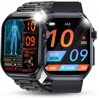JG Smart SMARTWATCH MĘSKI ZEGAREK EKG FUNKCJA POMIARU CUKRU AMOLED CIŚNIENIE ROZMOWY JG Smart SMARTWATCH MĘSKI ZEGAREK EKG FUNKCJA POMIARU CUKRU AMOLED CIŚNIENIE ROZMOWY