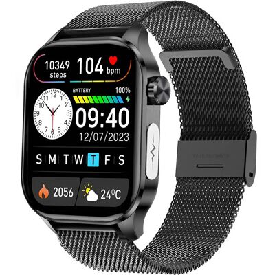 SMARTWATCH MĘSKI Zegarek EKG FUNKCJA POMIARU CUKRU CIŚNIENIOMIERZ ROZMOWY LAZIRD EKG0025 SMARTWATCH MĘSKI Zegarek EKG FUNKCJA POMIARU CUKRU CIŚNIENIOMIERZ ROZMOWY LAZIRD EKG0025