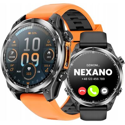 Nexano SMARTWATCH MĘSKI ZEGAREK ROZMOWY WODOODPORNY SPORT AMOLED SMART WATCH MENU Nexano SMARTWATCH MĘSKI ZEGAREK ROZMOWY WODOODPORNY SPORT AMOLED SMART WATCH MENU