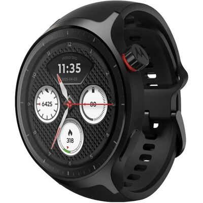 Smartwatch Motorola Watch 47mm Czarny - Black Smartwatch Motorola Watch 47mm Czarny - Black
