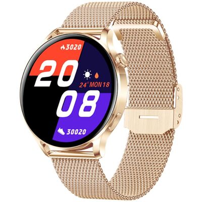 Smartwatch Rubicon Różowe Złoto RNCE81 - Tętno, Ciśnienie, Sen Smartwatch Rubicon Różowe Złoto RNCE81 - Tętno, Ciśnienie, Sen