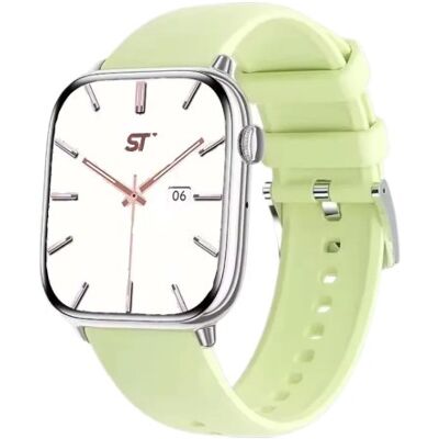 Inny producent Smartwatch ST HD13 SREBRNO-ZIELONY Inny producent Smartwatch ST HD13 SREBRNO-ZIELONY