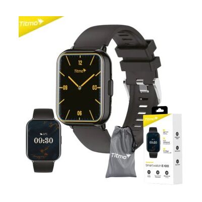 Partner Tele Smartwatch TITMO E-100 Czarny Zegarek z Funkcją Rozmów Bluetooth Partner Tele Smartwatch TITMO E-100 Czarny Zegarek z Funkcją Rozmów Bluetooth