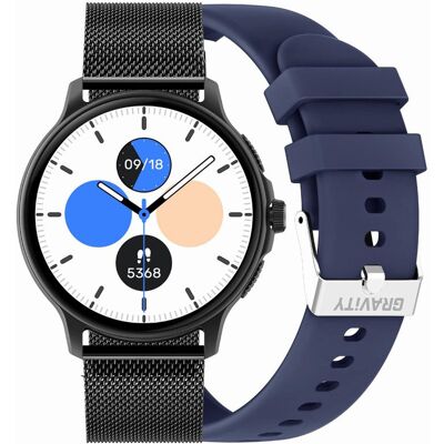 Inny producent Smartwatch Unisex Gravity Gt12-2 - Rozmowy Bluetooth, Dodatkowy Pasek (Sg035B) Inny producent Smartwatch Unisex Gravity Gt12-2 - Rozmowy Bluetooth, Dodatkowy Pasek (Sg035B)