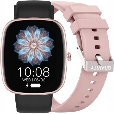 SMARTWATCH UNISEX GRAVITY GT18-1 - ROZMOWY BLUETOOTH, DODATKOWY PASEK + GRA SMARTWATCH UNISEX GRAVITY GT18-1 - ROZMOWY BLUETOOTH, DODATKOWY PASEK + GRA
