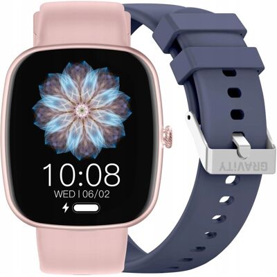 SMARTWATCH UNISEX GRAVITY GT18-3 - ROZMOWY BLUETOOTH, DODATKOWY PASEK + GRA SMARTWATCH UNISEX GRAVITY GT18-3 - ROZMOWY BLUETOOTH, DODATKOWY PASEK + GRA
