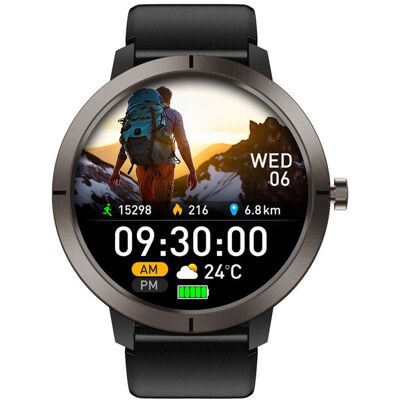 Smartwatch Voomi Classic Czarny GPS zegarek Męski Damski Sportowy Ultra Lekki Smartwatch Voomi Classic Czarny GPS zegarek Męski Damski Sportowy Ultra Lekki