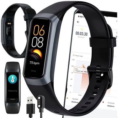 DIAWAY SMARTWATCH WATCH ZEGAREK CZARNY C60 Opaska FIT SMARTBAND Pulsometr iOS ANDROID AMOLED PULS DIAWAY SMARTWATCH WATCH ZEGAREK CZARNY C60 Opaska FIT SMARTBAND Pulsometr iOS ANDROID AMOLED PULS