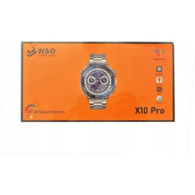 Inny producent SmartWatch X10 PRO METALOWY Menu PL Rozmowy NFC 1.55' HD AMOLED Android iOS Inny producent SmartWatch X10 PRO METALOWY Menu PL Rozmowy NFC 1.55' HD AMOLED Android iOS