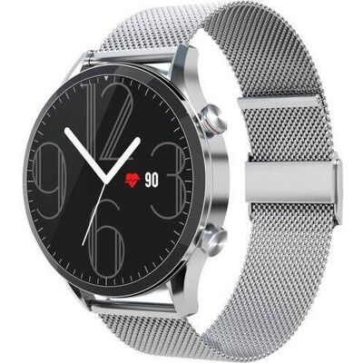 Smartwatch XINJI Nothing 1 Srebrny do 7 dni Krokomierz Pulsometr Pulsoksymetr 1,3 cala 46 mm Smartwatch XINJI Nothing 1 Srebrny do 7 dni Krokomierz Pulsometr Pulsoksymetr 1,3 cala 46 mm