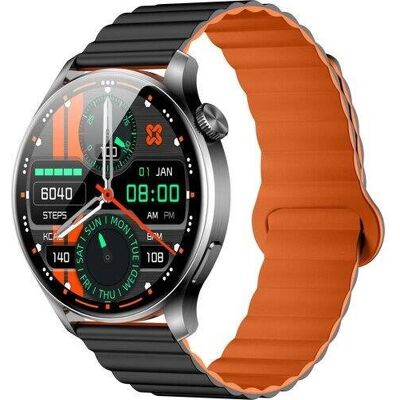 Smartwatch XINJI Nothing 3 Czarny 1,43 cala Pulsometr Krokomierz Pulsoksymetr Do 5 dni AMOLED Kontrola cyklu Smartwatch XINJI Nothing 3 Czarny 1,43 cala Pulsometr Krokomierz Pulsoksymetr Do 5 dni AMOLED Kontrola cyklu
