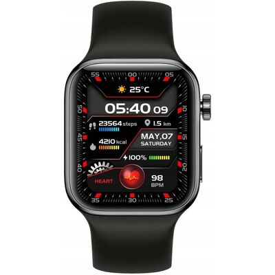 Smartwatch YAXO Tampa Titanium Black Smartwatch YAXO Tampa Titanium Black
