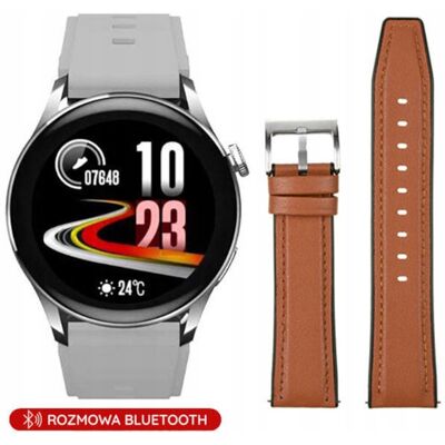 Smartwatch z funkcją rozmowy srebrny Pacific 35-02 Smartwatch z funkcją rozmowy srebrny Pacific 35-02