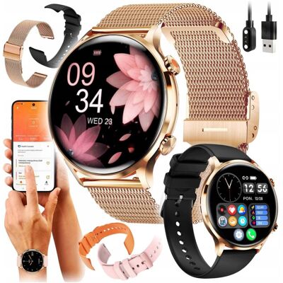 NejtStyle SMARTWATCH ZEGAREK DAMSKI ELEGANCKI ROZMOWY POWIADOMIENIA SPORT PULS MENUPL NejtStyle SMARTWATCH ZEGAREK DAMSKI ELEGANCKI ROZMOWY POWIADOMIENIA SPORT PULS MENUPL