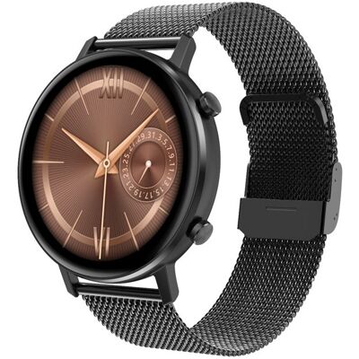ZeeTech Smartwatch zegarek damski JG Smart srebrny okrągły wykrywanie tętna ciśnieniomierz ZeeTech Smartwatch zegarek damski JG Smart srebrny okrągły wykrywanie tętna ciśnieniomierz