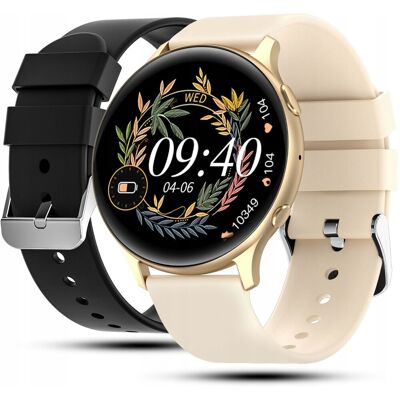 JG Smart SMARTWATCH ZEGAREK DAMSKI MENU PL ROZMOWY POWIADOMIENIA SMART WATCH ZŁOTY JG Smart SMARTWATCH ZEGAREK DAMSKI MENU PL ROZMOWY POWIADOMIENIA SMART WATCH ZŁOTY