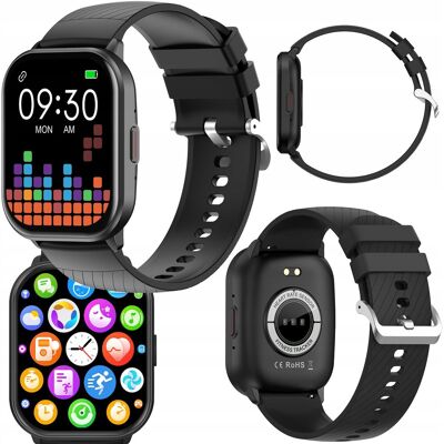 Lewer Smartwatch Zegarek Damski Męski Wodoodporny Sport Dotyk Powiadomienia Ip68 Lewer Smartwatch Zegarek Damski Męski Wodoodporny Sport Dotyk Powiadomienia Ip68