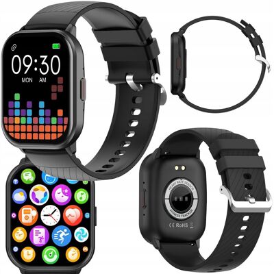 Lewer Smartwatch Zegarek Damski Męski Wodoodporny Sport Dotyk Powiadomienia Ip68 Lewer Smartwatch Zegarek Damski Męski Wodoodporny Sport Dotyk Powiadomienia Ip68