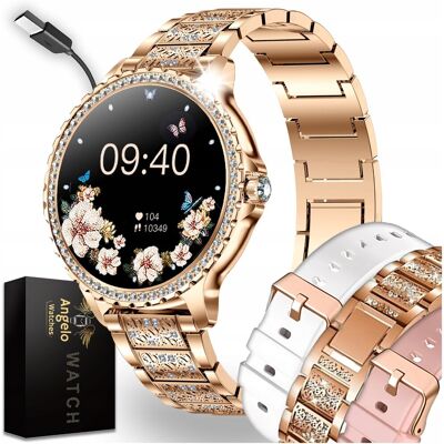 Angelo Watches SMARTWATCH ZEGAREK DAMSKI POLSKIE MENU ROZMOWY SMART WATCH DLA KOBIETY PL Angelo Watches SMARTWATCH ZEGAREK DAMSKI POLSKIE MENU ROZMOWY SMART WATCH DLA KOBIETY PL
