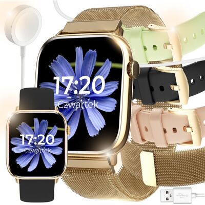 WonderWatch SMARTWATCH ZEGAREK DAMSKI POWIADOMIENIA ROZMOWY SPORT ZDROWIE CIŚNIENIE PL WonderWatch SMARTWATCH ZEGAREK DAMSKI POWIADOMIENIA ROZMOWY SPORT ZDROWIE CIŚNIENIE PL