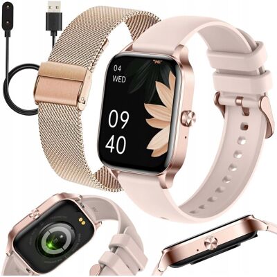 Lewer SMARTWATCH ZEGAREK DAMSKI PRO SREBRNY ROZMOWY POWIADOMIENIA DLA KOBIETY PL Lewer SMARTWATCH ZEGAREK DAMSKI PRO SREBRNY ROZMOWY POWIADOMIENIA DLA KOBIETY PL