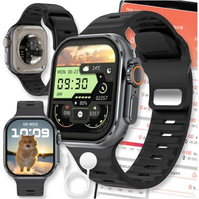 DIAWAY SMARTWATCH ZEGAREK DAMSKI WATCH ROZMOWY MĘSKI PULS SPORT KROKI SMARTBAND IW9 ULTRA DIAWAY SMARTWATCH ZEGAREK DAMSKI WATCH ROZMOWY MĘSKI PULS SPORT KROKI SMARTBAND IW9 ULTRA