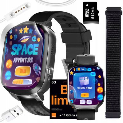 Inny producent Smartwatch Zegarek Dla Dzieci SIM Aparat Telefon Gry Muzyka Rozmowy Bajki Inny producent Smartwatch Zegarek Dla Dzieci SIM Aparat Telefon Gry Muzyka Rozmowy Bajki